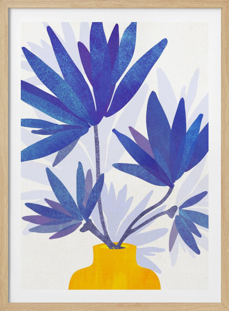 Indigo Bloemen | Poster