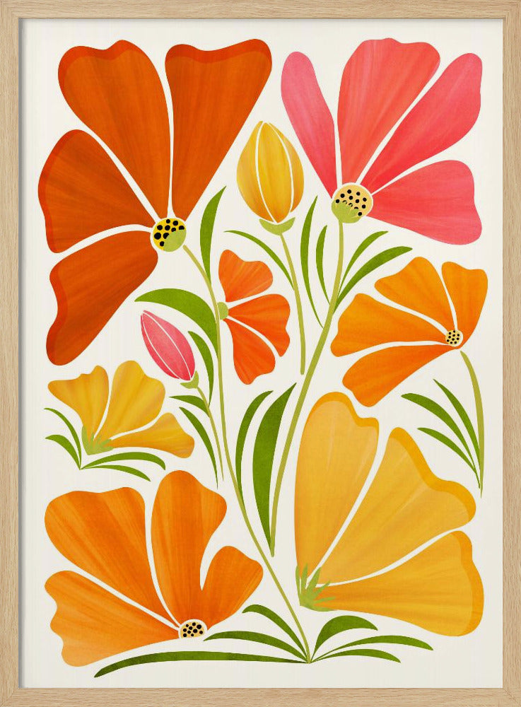 Lentebloemen | Poster