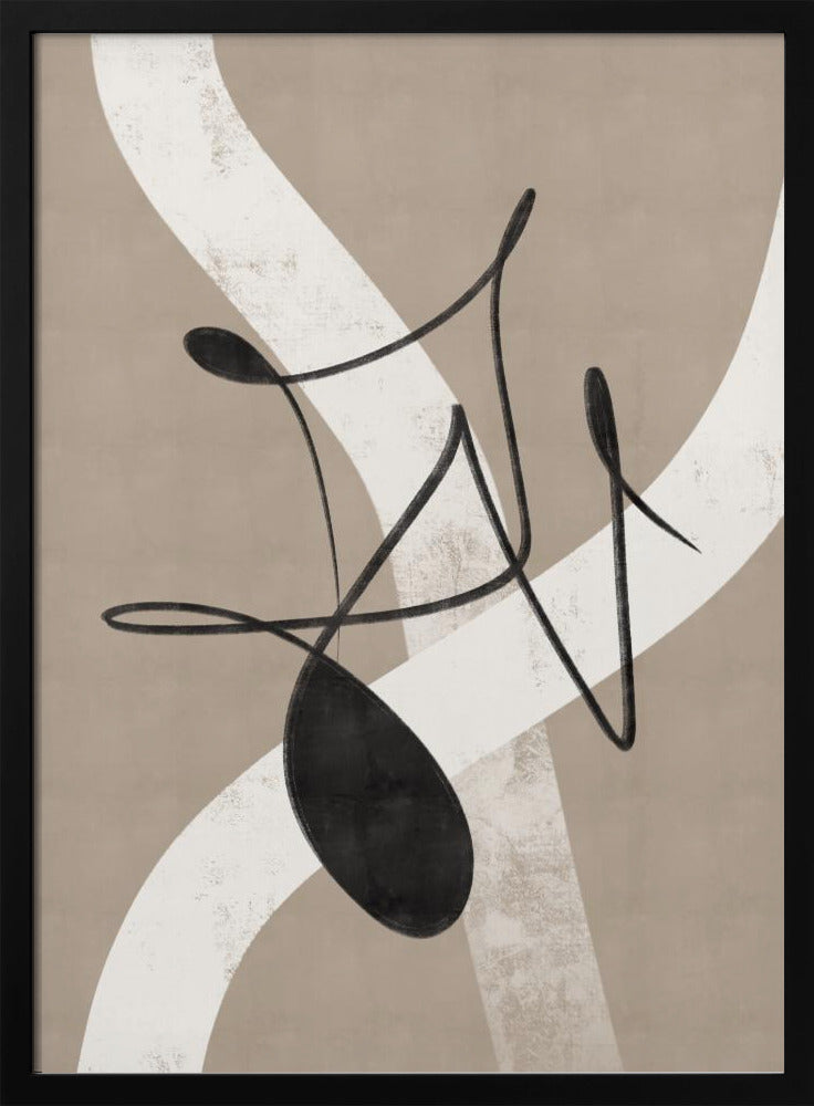 Beige abstract nr. 2 | Poster