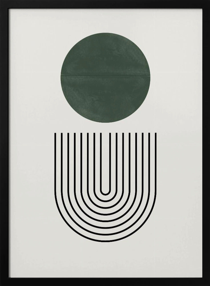 Circle and Lines | Poster