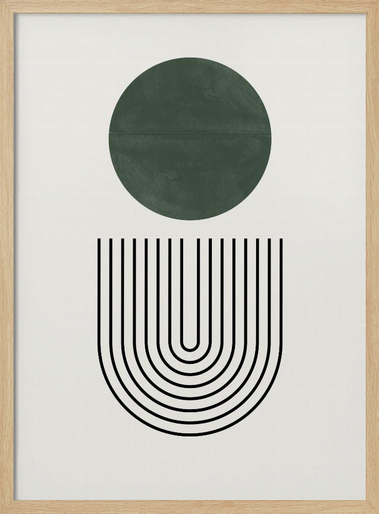 Circle and Lines | Poster