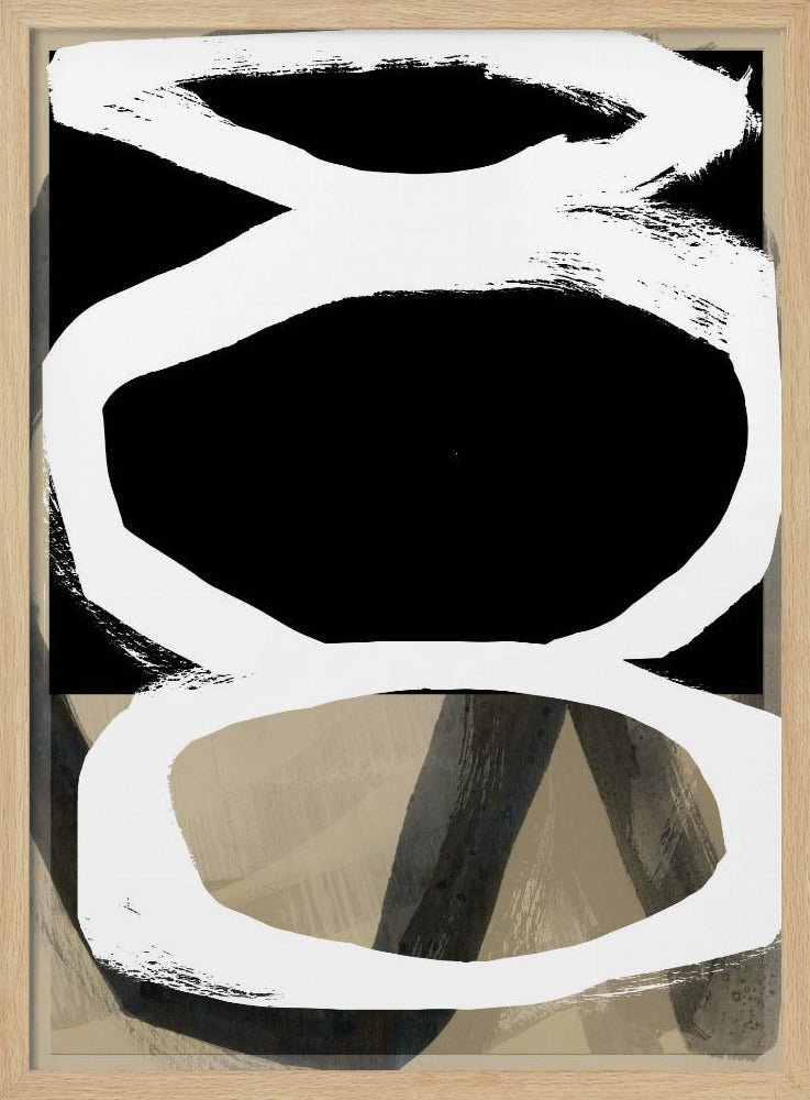 Vet Zwart Op Wit Nr. 4 | Poster