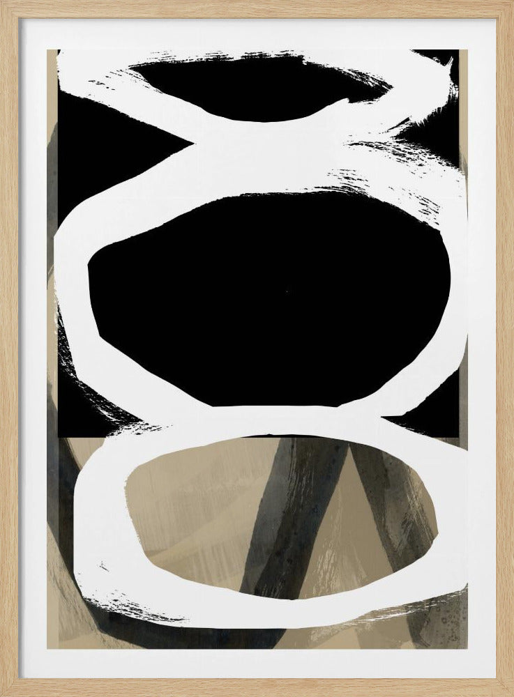 Vet Zwart Op Wit Nr. 4 | Poster