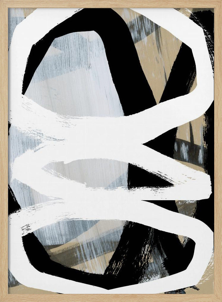 Vet Zwart Op Wit Nr. 3 | Poster
