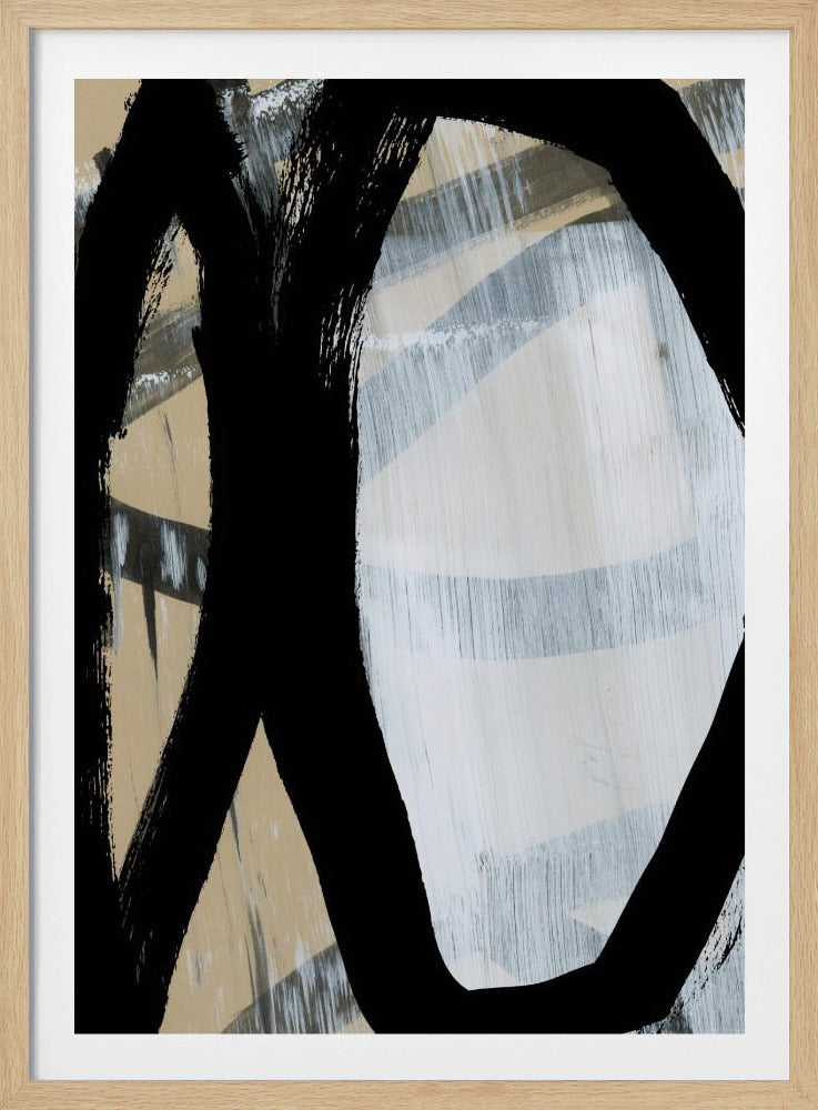 Bold Black On White No1 | Poster