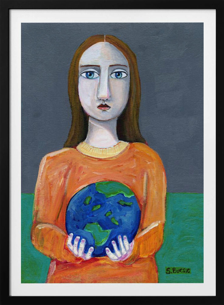 Ze had de wereld in haar handen | Poster