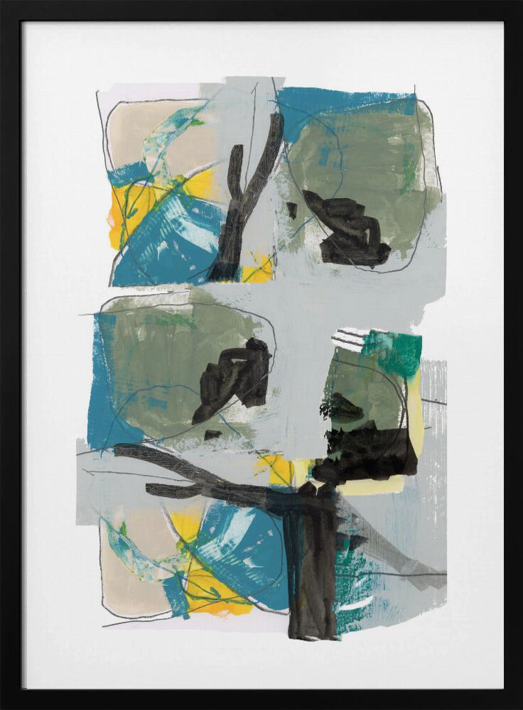 Contemporary Green No2 | Poster