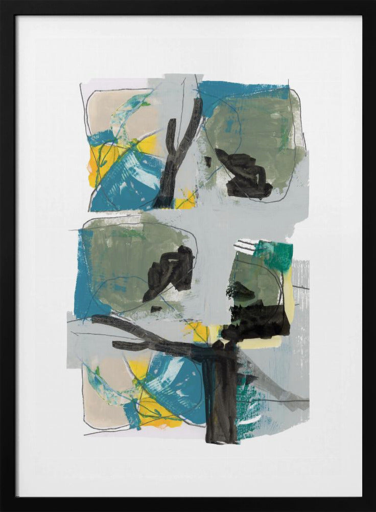 Contemporary Green No2 | Poster