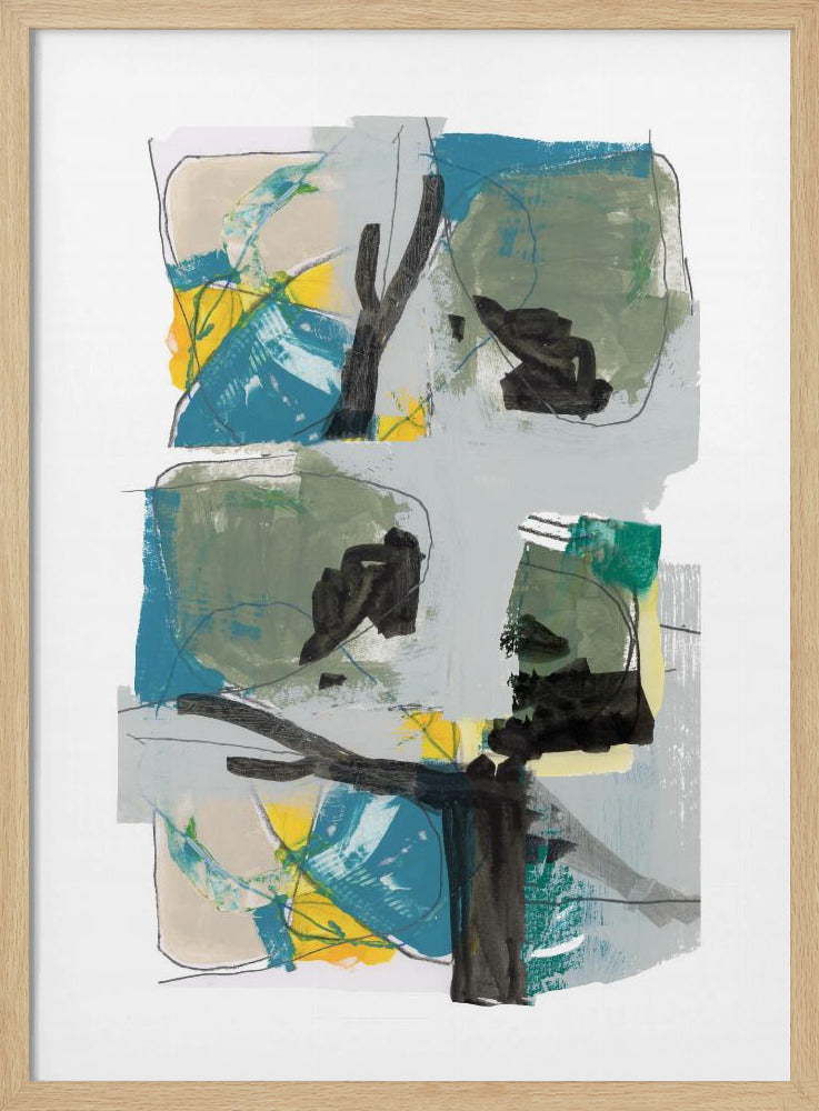 Contemporary Green No2 | Poster
