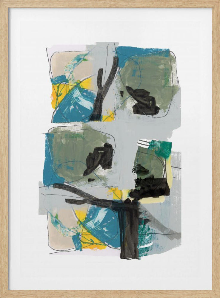 Contemporary Green No2 | Poster