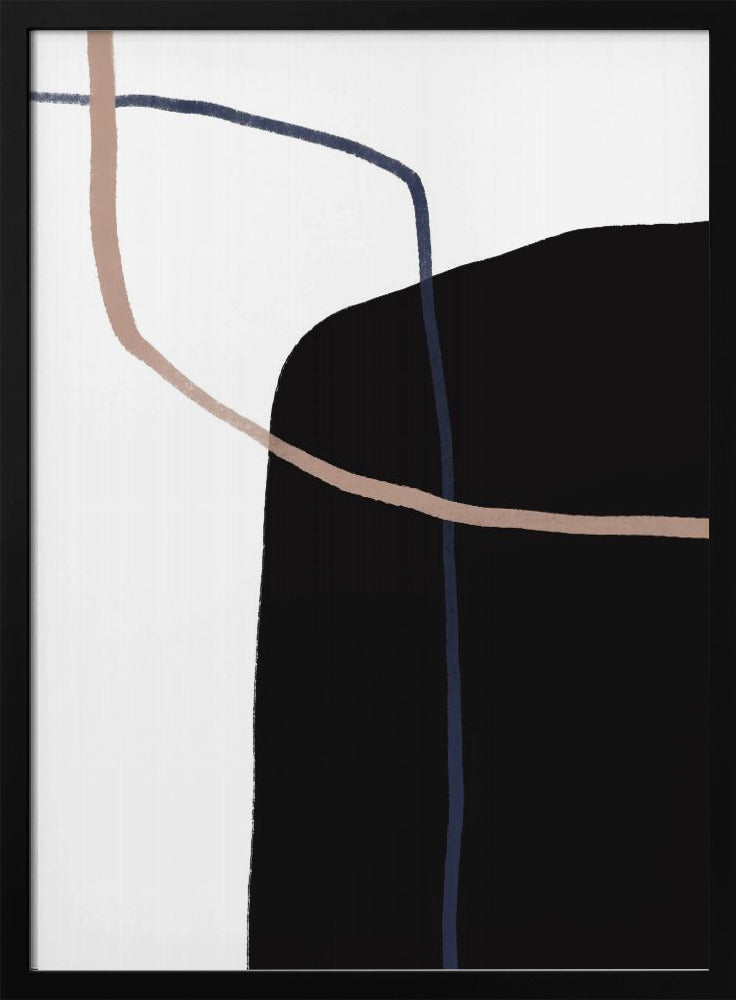 Curved Lines Harmony | Poster