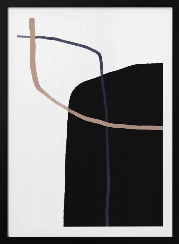 Curved Lines Harmony | Poster