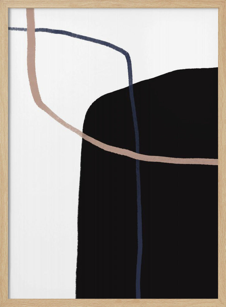 Curved Lines Harmony | Poster