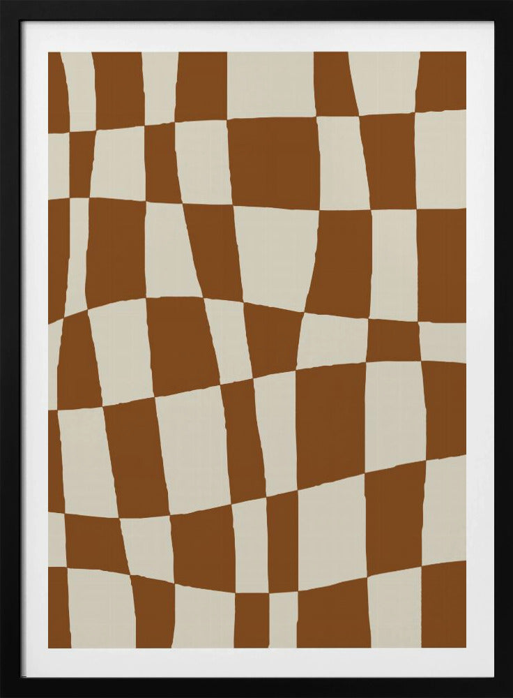 Minimaal schaakbord | Poster