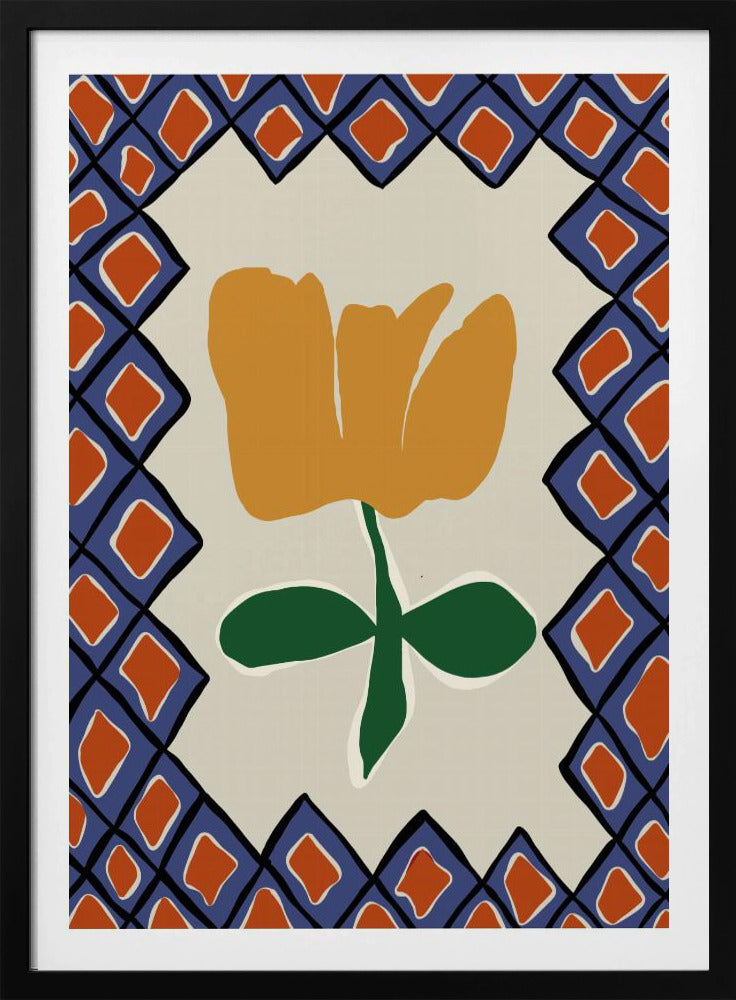 Petal plaid speeltijd II | Poster