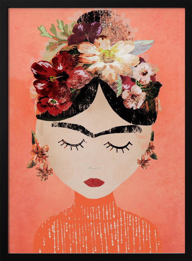 Frida (Perzik) | Poster