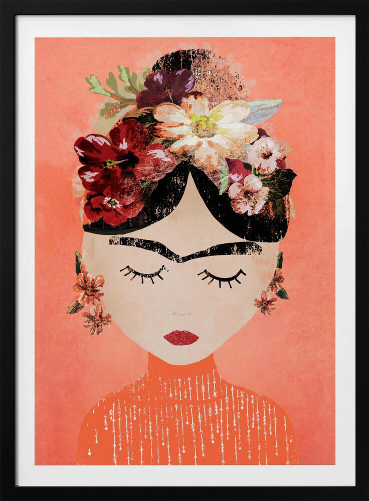 Frida (Perzik) | Poster