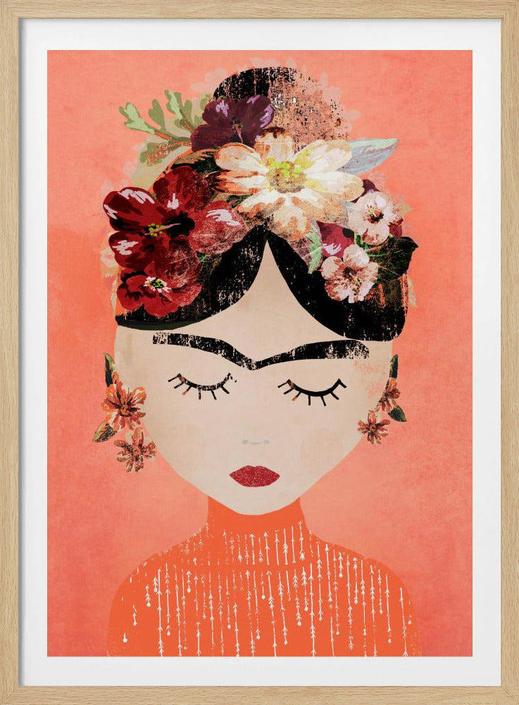 Frida (Perzik) | Poster