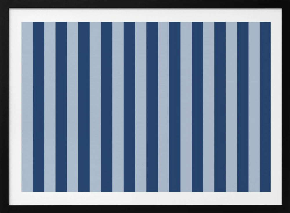 Blauwe Strepen | Poster