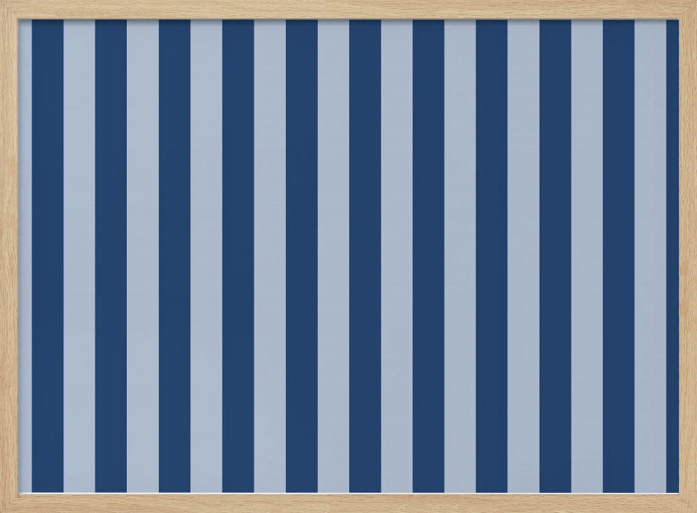 Blauwe Strepen | Poster