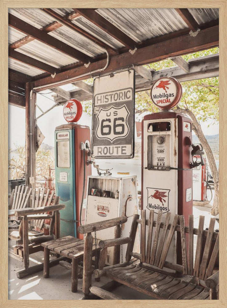 Tankstation Route 66 | Poster
