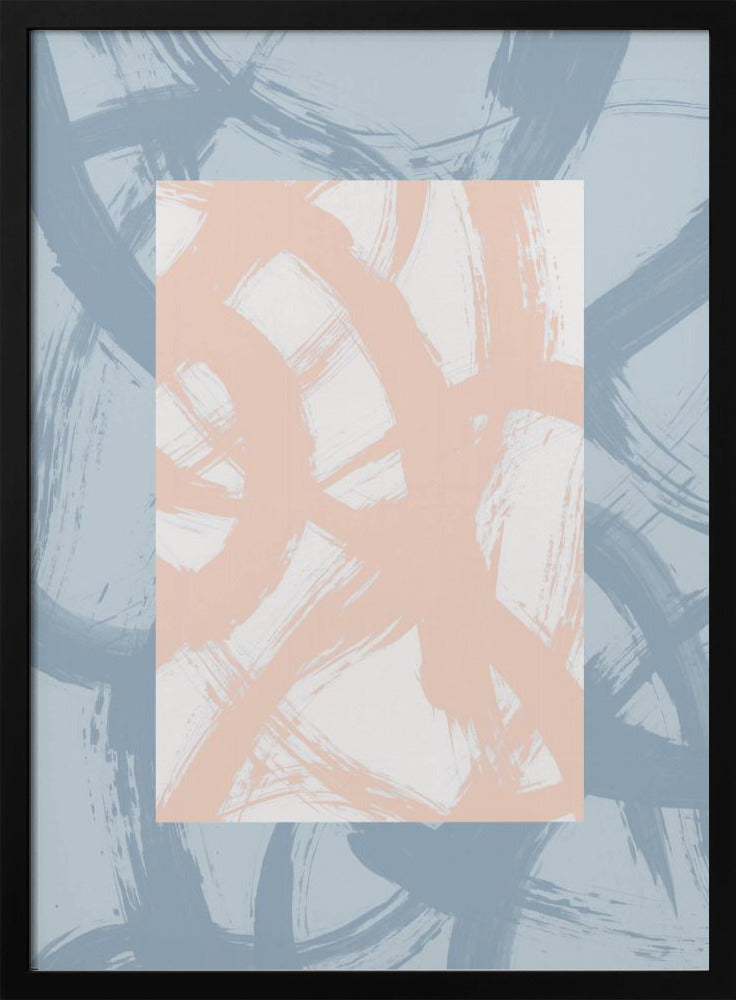 Abstract Brush Strokes 98A | Poster
