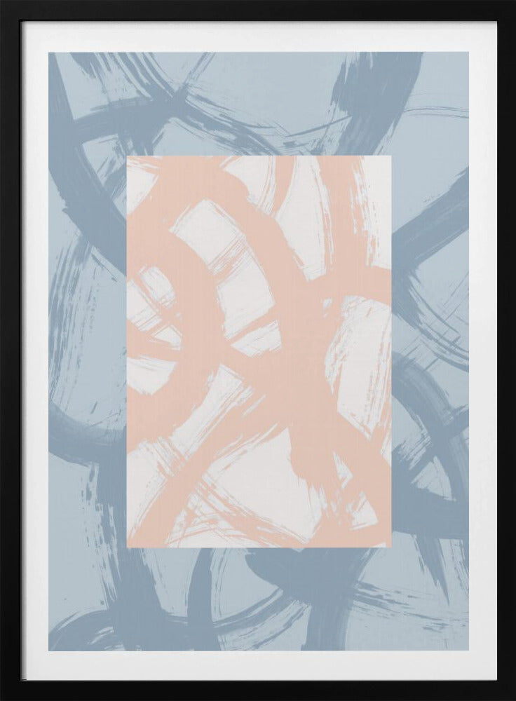 Abstract Brush Strokes 98A | Poster