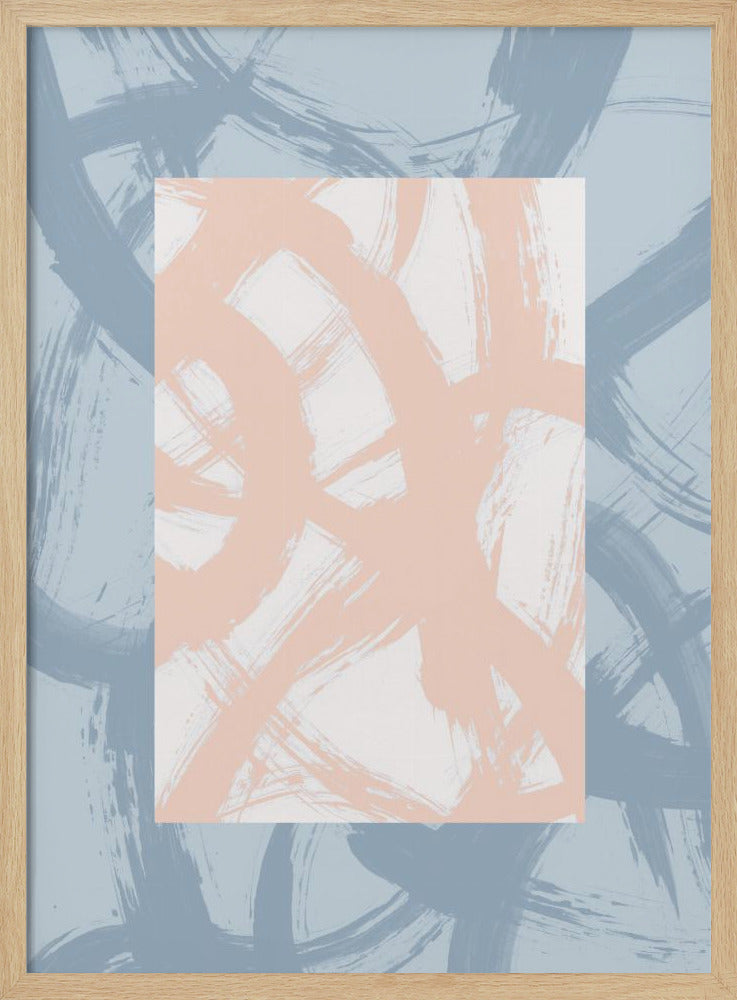 Abstract Brush Strokes 98A | Poster