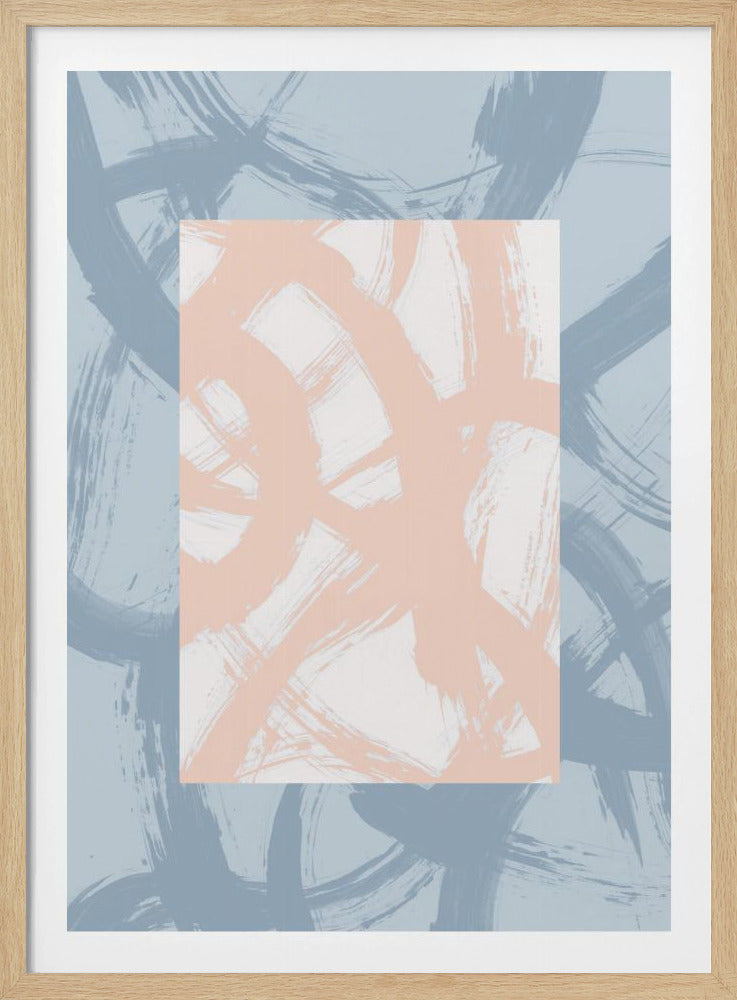Abstract Brush Strokes 98A | Poster