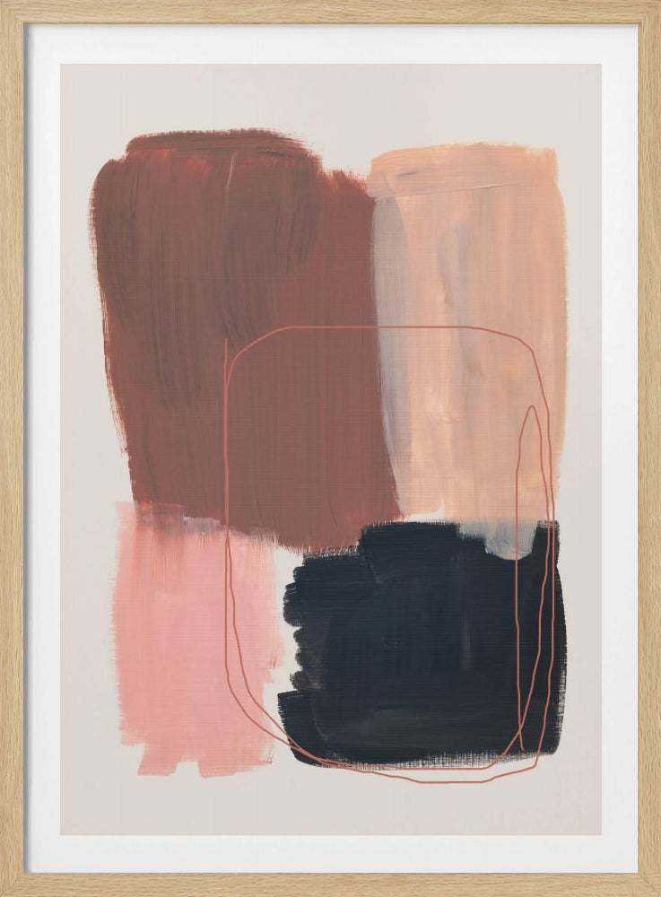 Abstract Brush Strokes 120 | Poster