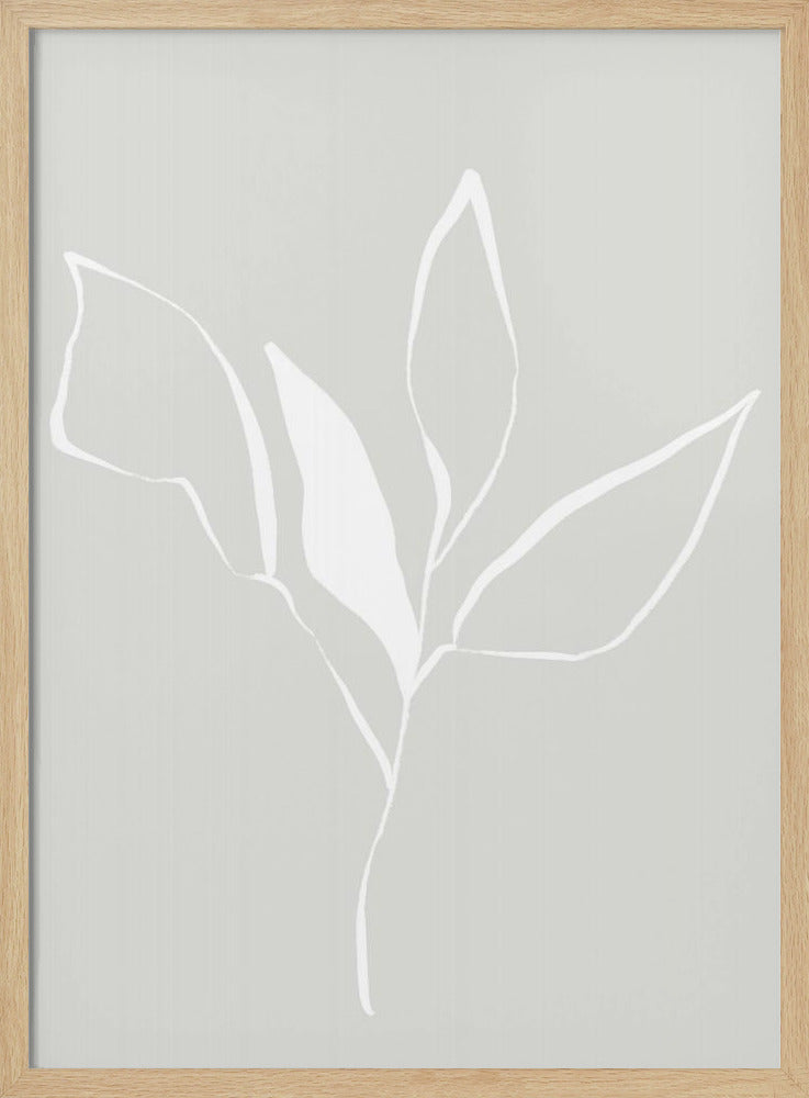 Fluisteringen van de natuur met zachte bloemen | Poster