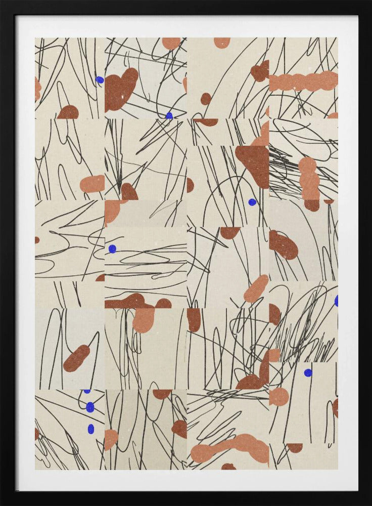 Abstracte compositie 2 | Poster