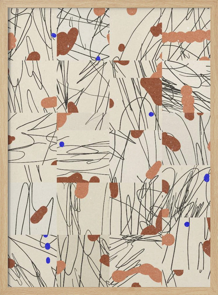 Abstracte compositie 2 | Poster