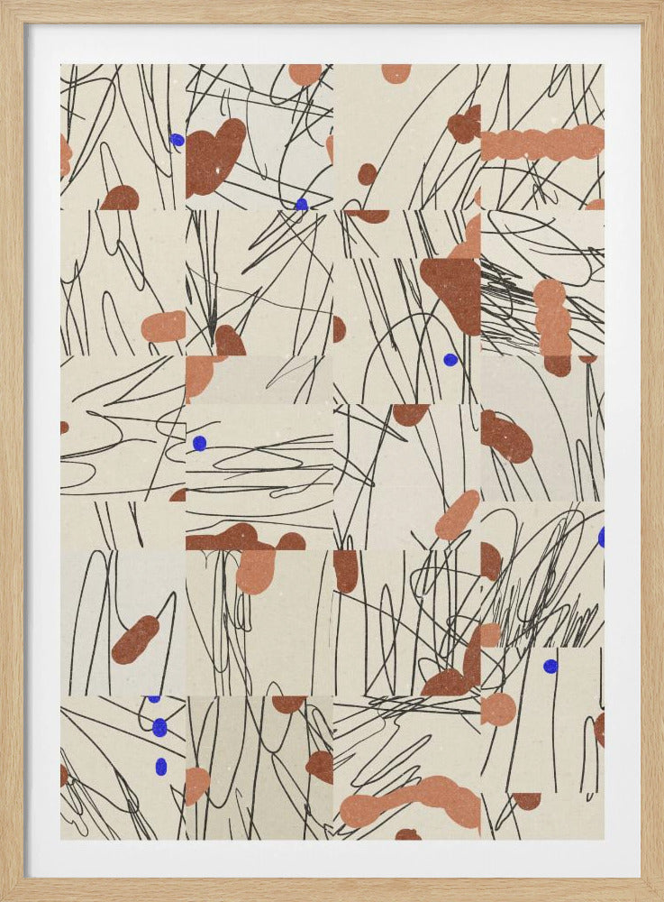 Abstracte compositie 2 | Poster