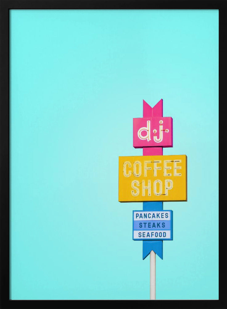 DJ Coffeeshop-bord | Poster