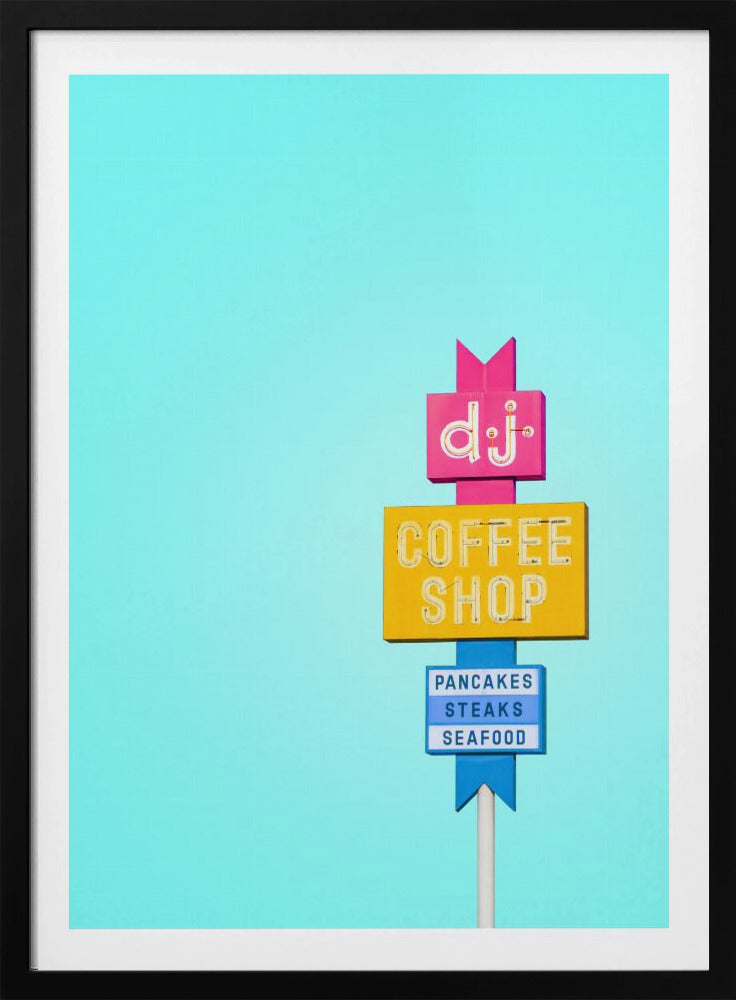 DJ Coffeeshop-bord | Poster