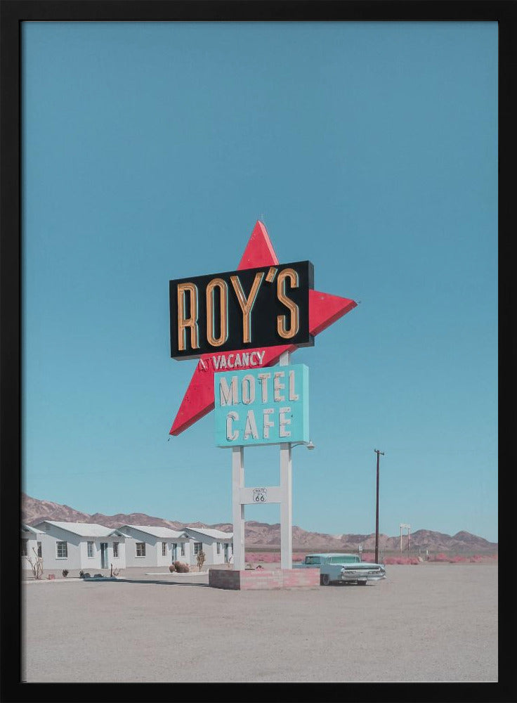 Roy's Motel Cafe Retro-bord | Poster
