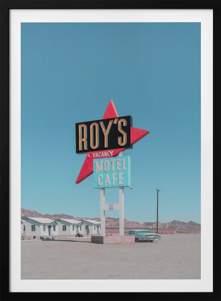 Roy's Motel Cafe Retro-bord | Poster