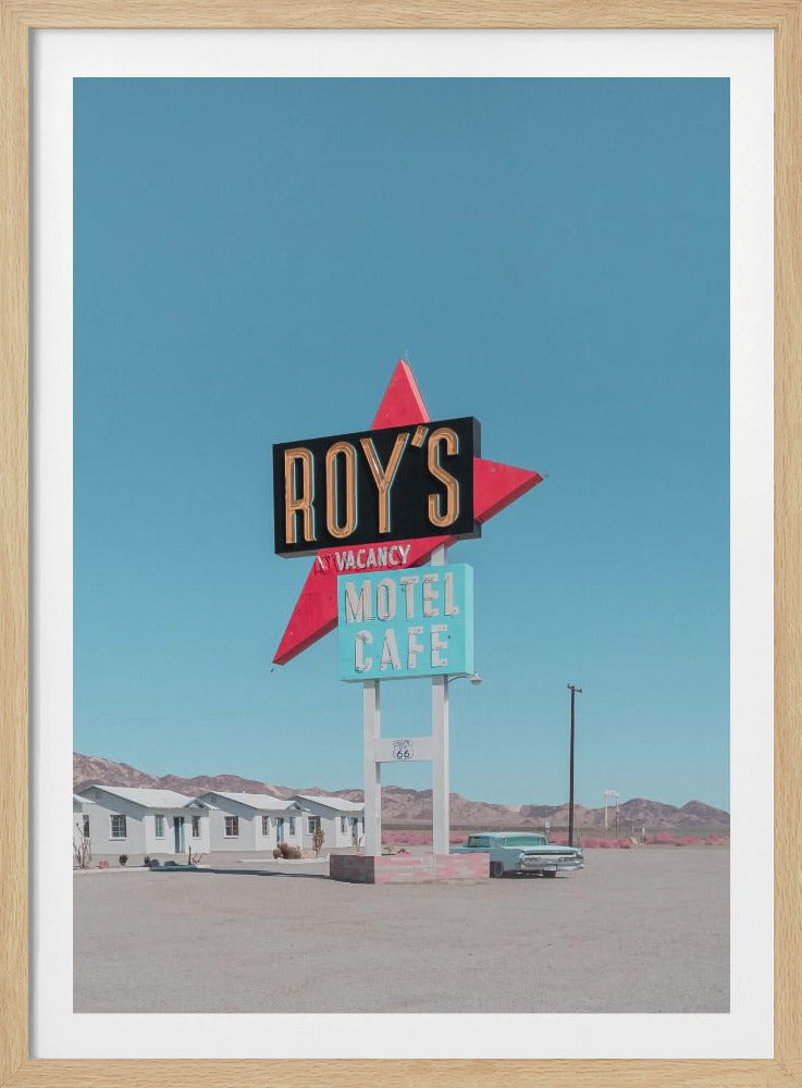 Roy's Motel Cafe Retro-bord | Poster