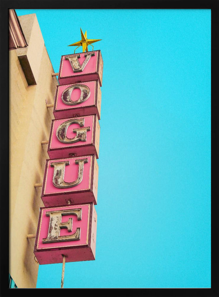 Vogue Theaterbord in Hollywood | Poster