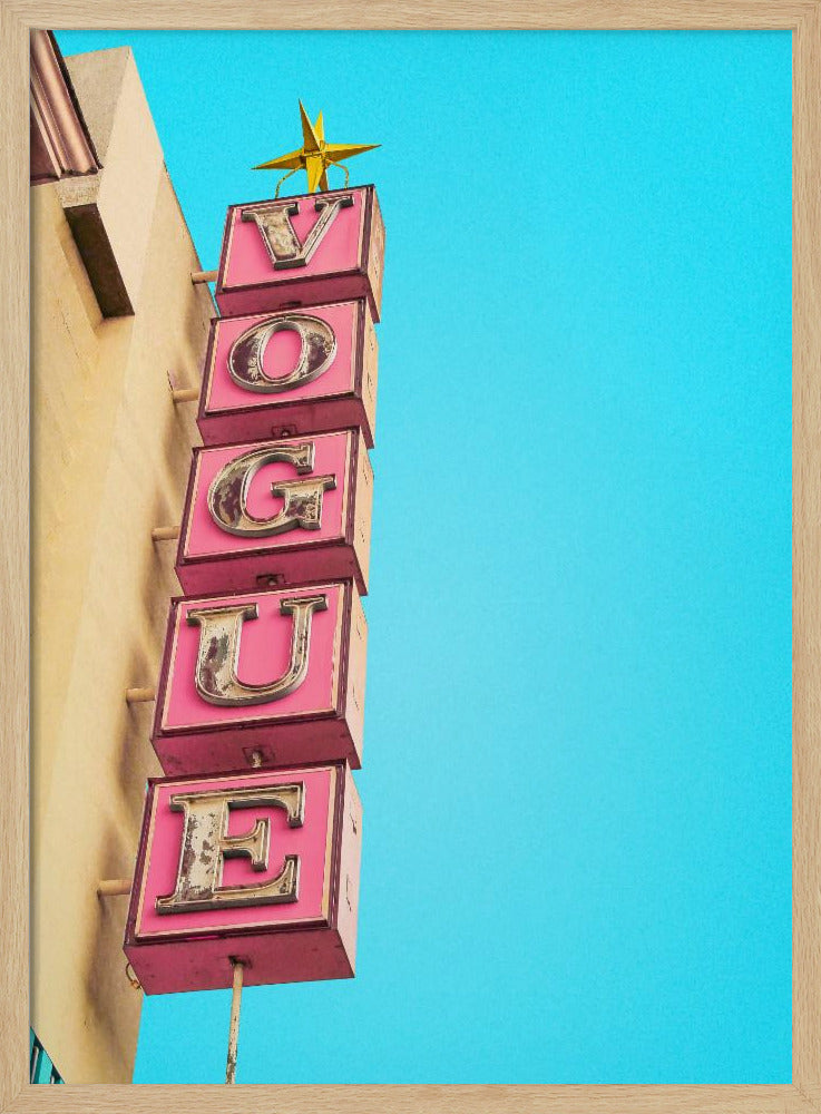 Vogue Theaterbord in Hollywood | Poster