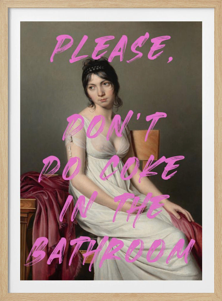 Drink alsjeblieft geen cola op het toilet | Poster