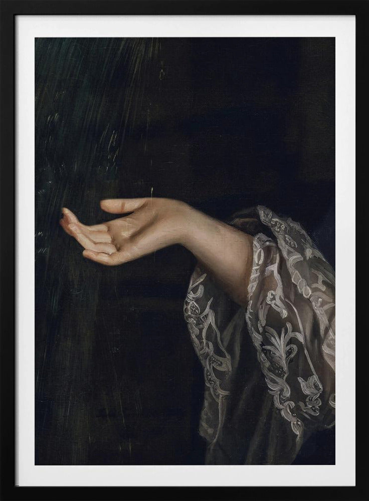 Detail van een vrouw / Olieverfschilderij | Poster