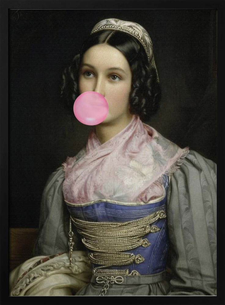 Bubble Gum Portret | Poster