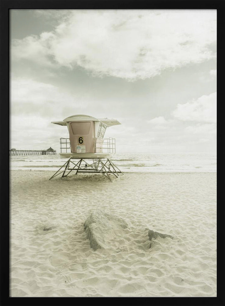 CALIFORNIË Vintage Imperial Beach | Poster