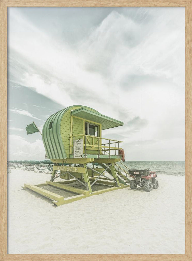 Vintage Florida Flair op Miami Beach | Poster