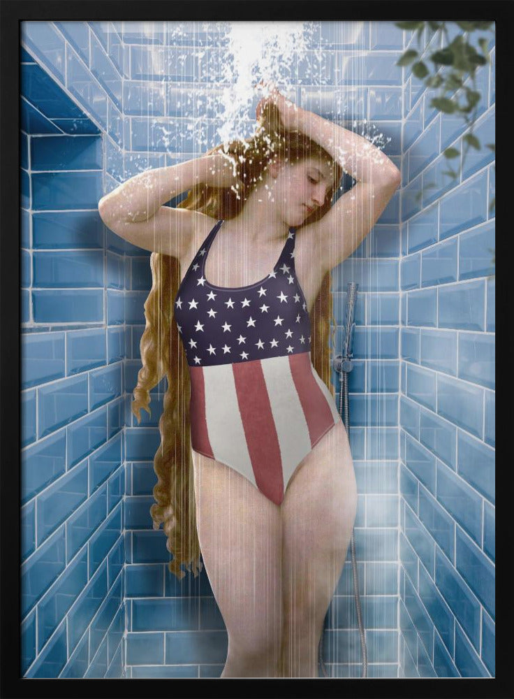 Schoonheid onder de douche | Poster