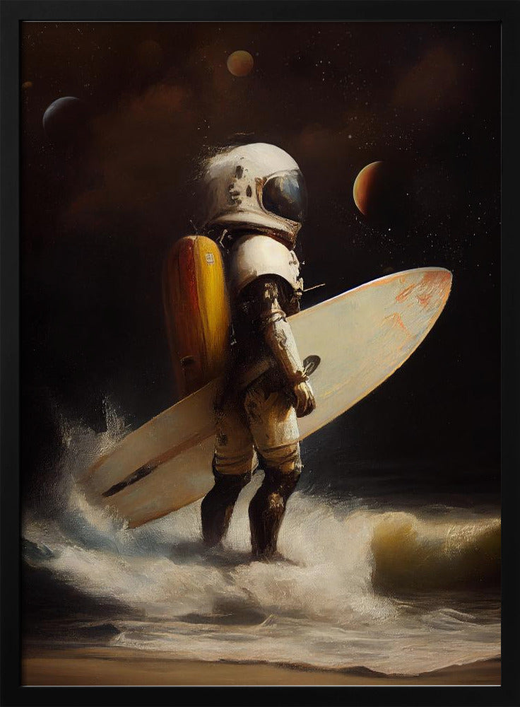 Mijn Space Surfing Dag | Poster