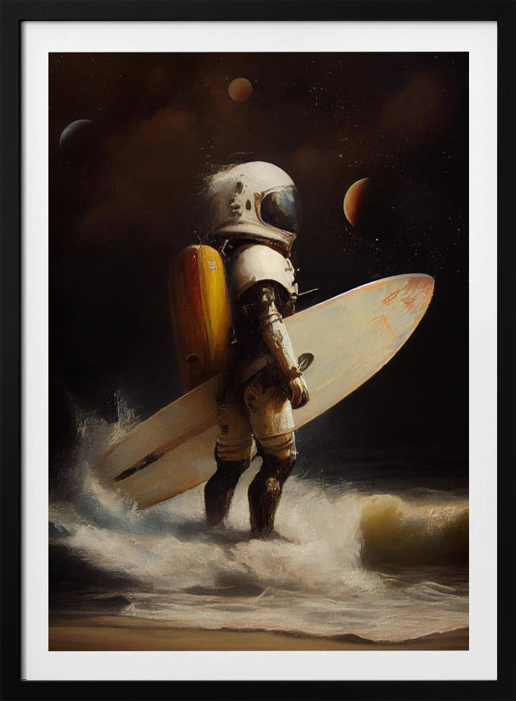 Mijn Space Surfing Dag | Poster