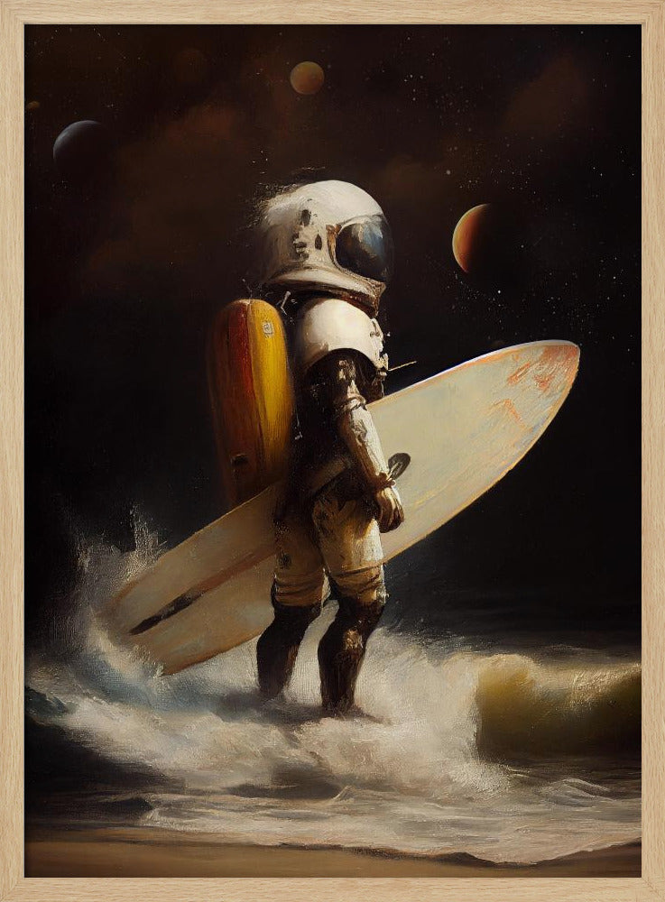 Mijn Space Surfing Dag | Poster